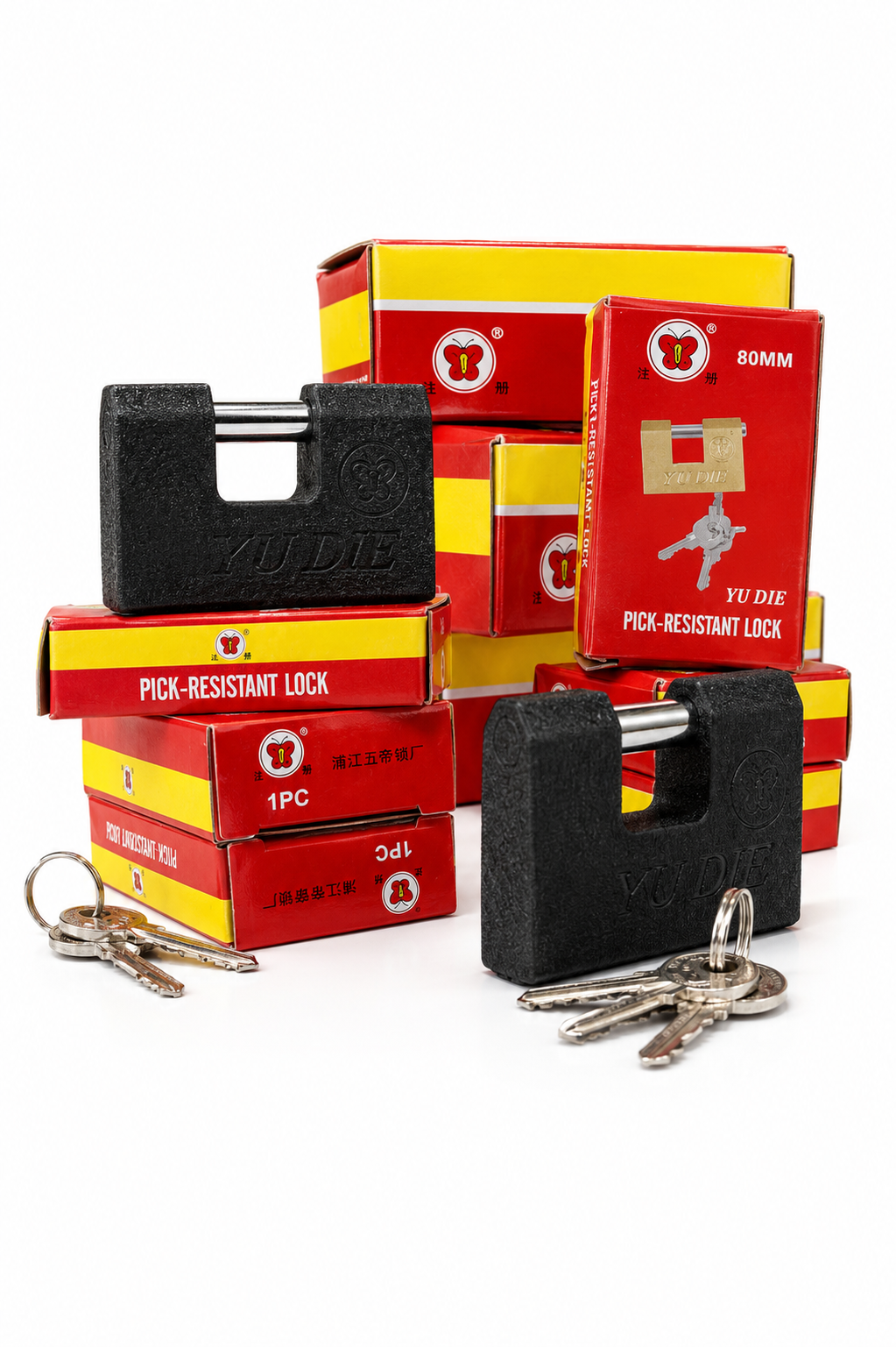 قفل کتابی موتوری سایز ۸۰ میلی متر